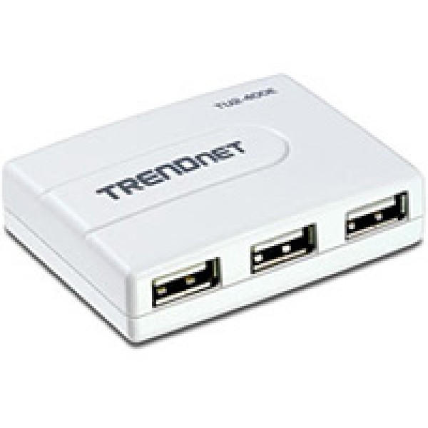 Купить TN-TU2-400E 4-х портовый USB 2.0 хаб без БП (БП опционально) Trendnet