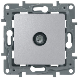 LEGRAND 672465 Модуль розетки TV оконечный, 5 дБ, 5-862 мГц, алюминий, ETIKA