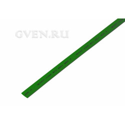 8.0 / 4.0 мм 1м термоусадка зеленая  REXANT