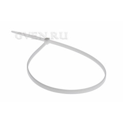 Хомут nylon 5.0 х 400 мм 100 шт белый  REXANT
