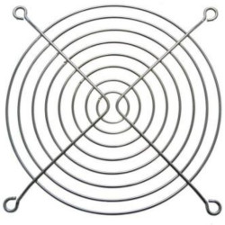 Решетка хромированная для вентилятора 120х120х38 мм.