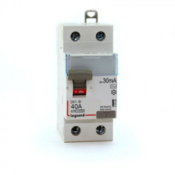 Устройство защитного отключения Legrand DX3, 2 модуль, А класс, 2Р, 40А/30мА (411555)