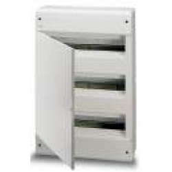 12457 EUROPA Бокс ABB настенный на 54 автомата с дверцей серый (ABB)