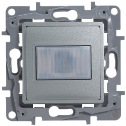 LEGRAND 672417 Датчик движения без нейтрали, 400Вт, с винтовыми зажимами, алюминий, ETIKA