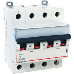 LEGRAND 407303 Автоматический выключатель, серия DX3-E, С10A, 6kA, 4-полюсный
