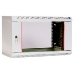 ШРН-6.480 Шкаф 19 настенный 6U (600х480) дверь стекло