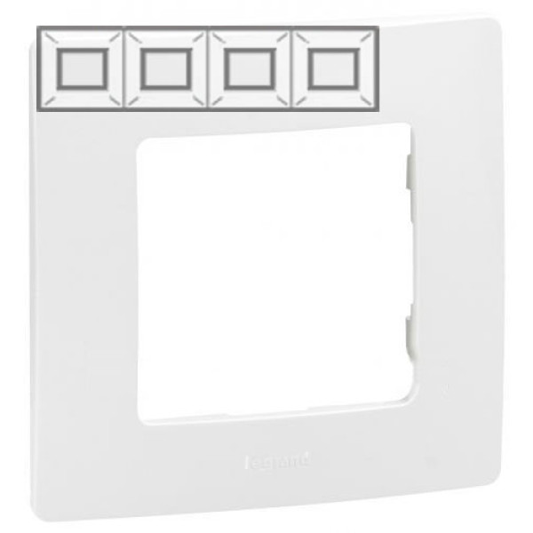 Купить LEGRAND 672504 Рамка 4 поста, белая, ETIKA L672504 Legrand L672504 Legrand