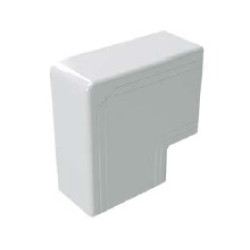 01744 NPAN 80x60 W0 (RAL 9010) Плоский угол для кабель канала 80х60 DKC / ДКС