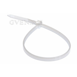 Хомут nylon 3.0 х 200 мм 100 шт  белый  REXANT
