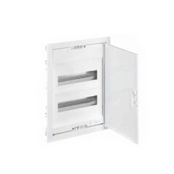 Щит электрический настенный Legrand Nedbox, встраиваемый, IP40, 1х12мод., с клеммным блоком, дверь: сплошная, цвет: белый, (пластик)