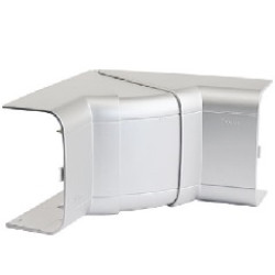 01451G In-liner Aero Внутренний угол изменяемый с разделителем для короба 140х50 мм, RAL 9006 DKC / ДКС