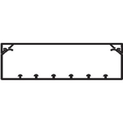 Купить 01789 TA-GN 200x60 W0 (RAL 9010) Кабель канал 200x60 DKC / ДКС 01789 ДКС