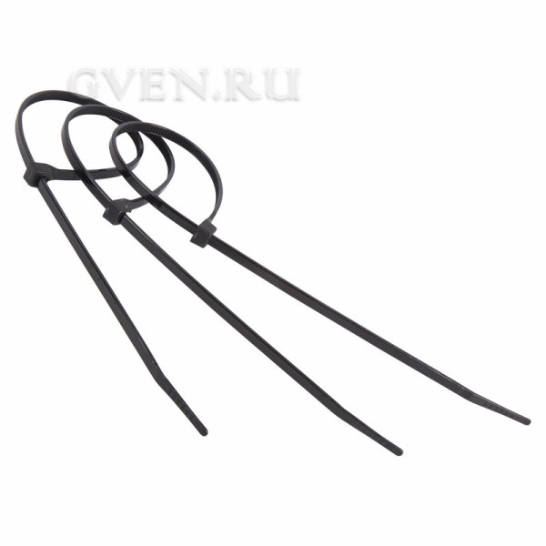 Купить Хомут nylon 400 х 5.0 мм 100 шт черный профессиональный 07-0401-1 SDS 07-0401-1 SDS