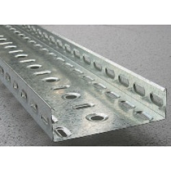 Лоток перфорированный замковый PNK-100 борт 100 (толщина 0,7 мм)