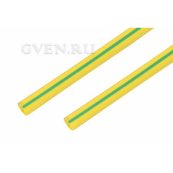 20.0 / 10.0 мм 1м термоусадка желто-зеленая  REXANT