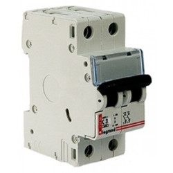 LEGRAND 409197 Автоматический выключатель, серия DX3, С3A, 30kA, 2-полюсный