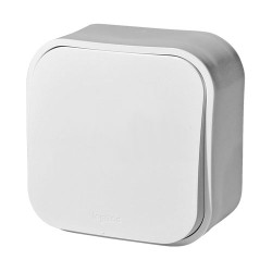LEGRAND 782205 Выключатель без фиксации (кнопка) 6A, белый, Quteo