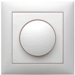 Накладка светорегулятора с красной световой индикацией (белый) Серия LK60 Экопласт, арт. 867204 Накладка светорегулятора с красной световой индикацией (белый) Серия LK60 Экопласт, арт. 867204