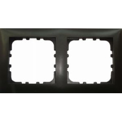 Рамка 2-постовая (черный бархат) LK60, арт. 864208