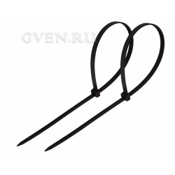 Хомут nylon 8.0 х 400 мм 100 шт черный  REXANT