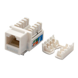 Модуль универсальный Cabeus, keystone, 1хRJ45, кат. 6, неэкр., цвет: белый