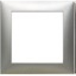 Рамка 1-постовая (серебристый металлик) FLAT, арт. 844103