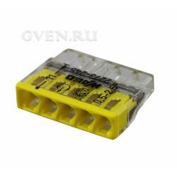 2273-245 Электромонтажные экспресс-клеммы   (5*2.5мм2 с пастой) 100шт  WAGO