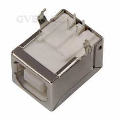РАЗЪЁМ  гнездо на плату  1хUSB-B  (металл)  REXANT