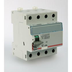 Устройство защитного отключения Legrand DX3, 4 модуль, А класс, 4Р, 25А/100мА (411769)