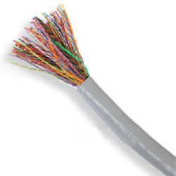 EGCC-O2240500-10 Кабель UTP 50 пар одножильный витая пара 24AWG, PVC серый Кат 5 (500м)