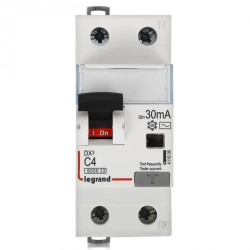 LEGRAND 407665 Автоматический выключатель, серия DX, С4A, 10kA, 1-полюсный