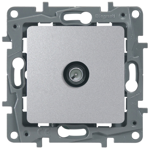 Купить LEGRAND 672463 Модуль розетки TV проходной, 15дБ, 5-862 мГц, алюминий, ETIKA L672463 Legrand L672463 Legrand