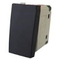 Переключатель с двух мест, с индикатором 45х22,5 мм (схема 6L) 16 A, 250 B (черный бархат) LK45, арт. 850408 