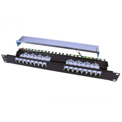 Патч-панель 19, 16 портов RJ-45, 1U, экранированная, кат.5e, Dual IDC, ROHS, Hyperline, арт. PP3-19-16-8P8C-C5E-SH-110D Патч-панель 19, 16 портов RJ-45, 1U, экранированная, кат.5e, Dual IDC, ROHS, Hyperline, арт. PP3-19-16-8P8C-C5E-SH-110D