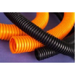 Гофрошланг ПНД с зондом тяжелая (чёрн/оранж), d=50мм, бухта 20м, цена за 1 метр