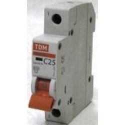 Автоматический выключатель ВА47-29 1Р 50А 4,5кА х-ка С TDM, арт. SQ0206-0079