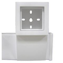 10967ABR Накладной адаптер под модуль 45х45 для короба 60х16