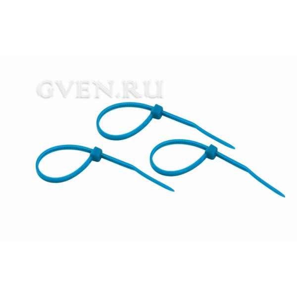 Купить Хомут nylon 100 х 2.5 мм 25шт синий REXANT 07-0105-25 SDS 07-0105-25 SDS