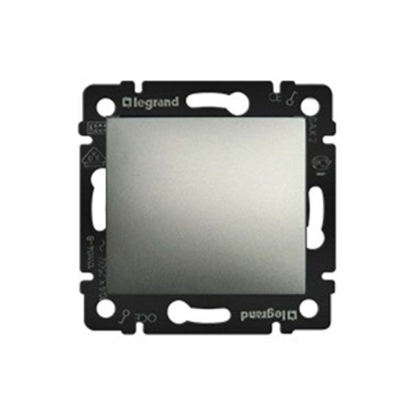 Купить LEGRAND 770102 Выключатель двухполюсный, 10АХ, 250В, алюминий, Valena L770102 Legrand L770102 Legrand