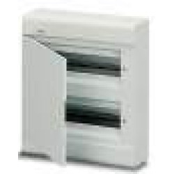 12454 EUROPA Бокс настенный 24 автомата с дверцей серый (ABB)