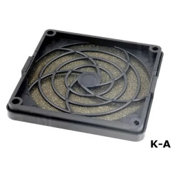 Решетка фильтр для вентилятора пластиковая 120х120 мм