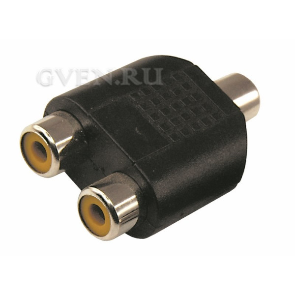 Купить ПЕРЕХОДНИК 1 гнездо RCA - 2 гнезда RCA REXANT 14-0422 SDS 14-0422 SDS