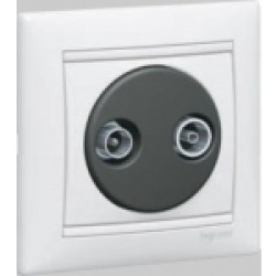 Legrand Valena Розетка TV-R-проходная 862MHz, 14dB (бел.), арт. 774434