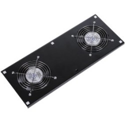 Модуль вентиляторный потолочный (170x425), 2 вентилятора без датчика, цвет черный, арт. МВ-400-2-9005 ЦМО Модуль вентиляторный потолочный (170x425), 2 вентилятора без датчика, цвет черный, арт. МВ-400-2-9005 ЦМО