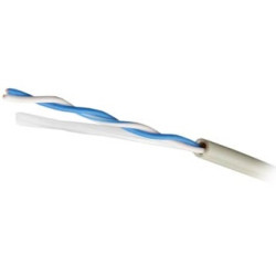 UTP1-C5E-SOLID-GY-500 Hyperline кабель витая пара, не экранированная (UTP), категория 5, 1 пара, одножильный (solid), серый (500 м)