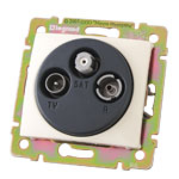 Купить 774335 Legrand Valena Розетка TV-R-SAT-проходная 2400MHz, 1.5dB (беж.) L774335 Legrand