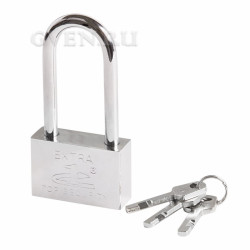 Навесной замок 50 мм сталь длинная дужка