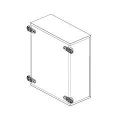 Комплект крепления Elbox, на стену, для шкафов EP, пластик