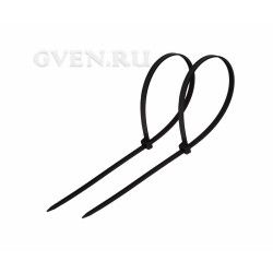 Хомут nylon 4.0 х 150 мм 100 шт черный REXANT