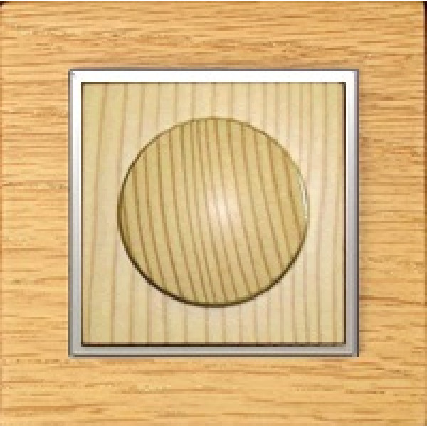 Купить 867225 Накладка светорегулятора с красной световой индикацией (сосна) Серия LK60 Экопласт 867225 Экопласт